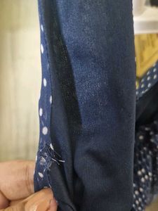 Atmosphere Blue Polka Dot Dress UK 8