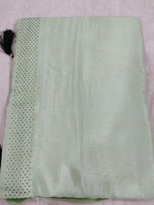 Elegant Light Green Saree