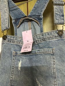 Blue Xl Denim Dungree