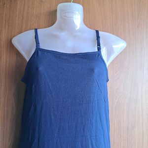 Imported Long Camisoles With Frilled Border