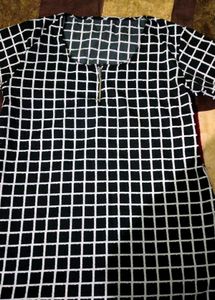 ❤️Casual Black Checked Top For Women I 40bust