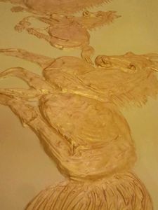 7 Horses Scenery Made With Clay