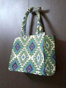Women's Cotton Multicolor Tote Bag for Office