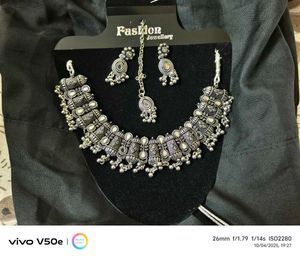 combo of 2 Oxidized Silver Jewelry Set