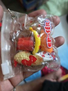 Fruits Eraser Set (10 Pcs)