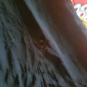 Elegant Black Ethnic Skirt