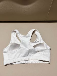 Nike White Sports Bra