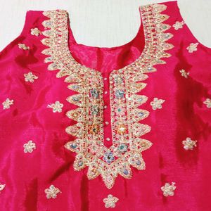 Elegant Pink Plazzo set