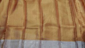 Pure Kanjivaram Golden Tissue Silk Saree