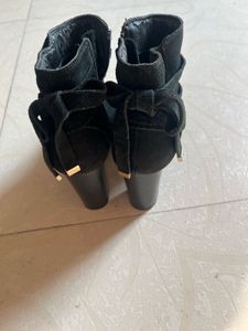 Black Suede Ankle Boots