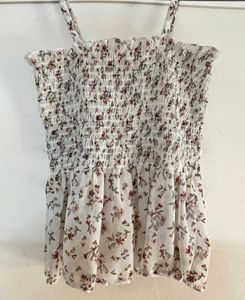 Floral Crop Top Set
