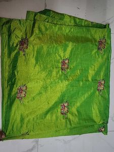 Elephant Embroidery Saree