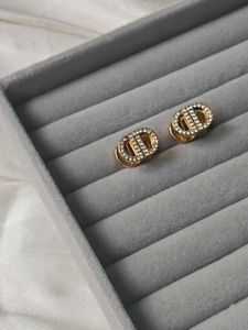 Golden Studded Earrings