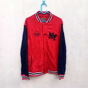🟥Red Varsity Jacket Semir
