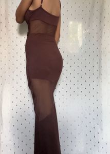 Briwn Bodycon Dress