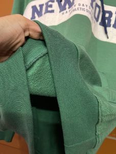 Green &amp; White New York Hoodie