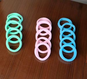 Multicolored Hair Rubber Bands - 30 Pcs