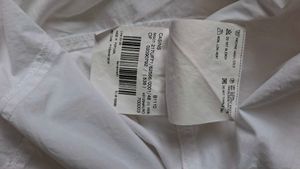 BURBERRY White Sleeveless Button-Up