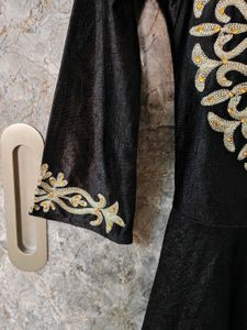 Elegant Black Ethnic Gown