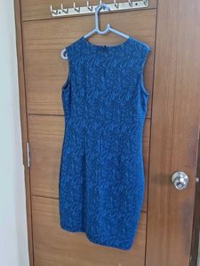 Blue Paisley Dress