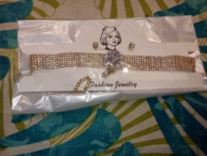 Sparkling Rhinestone Jewelry Set