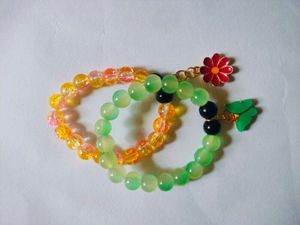Charm Beaded Bracelets Combo Of 2