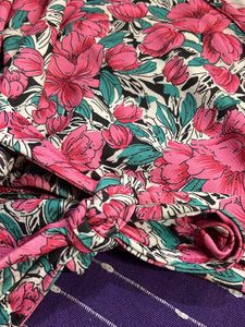 Floral Tie-up Crop Top