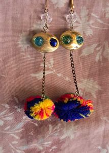 Pompom Earrings