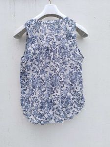 Cotton Floral Branded Top.