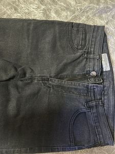 Dark Gray Denim Jeans