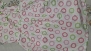 White Frock Crape Cotton Cloth For Age 6 To 8