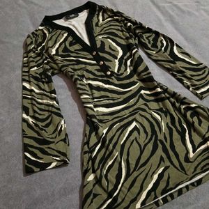 Animal Print Kurti