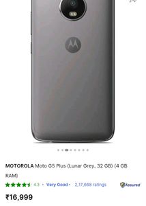 Moto G5 Plus 4/32 (With Bad SCREEN)