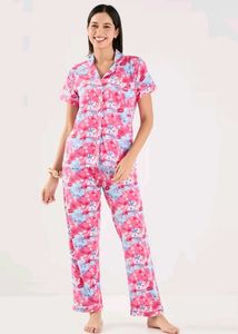 Floral Print Pajama Set