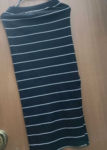 Striped long Skirt