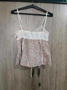 Floral Corset Cami Top