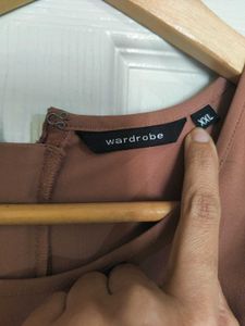 Wardrobe By Westside Blush Pink Ruffle Dres