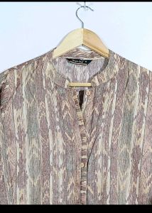 Boho Chic Brown Patterned Dress