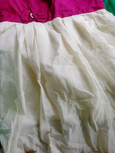 Cute Pink &amp; Cream Dress