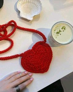 Red Heart Sling Bag❤️