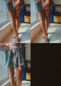 Silver Sequin Party Skirt - Size XS/S