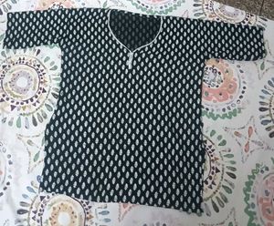 Black & White Mini Kurti
