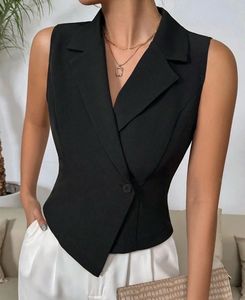 Sleeveless Blazer - Chic & Stylish