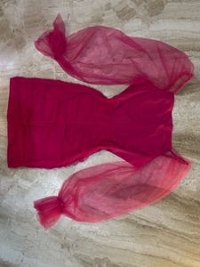 Savana Pink Mesh Party Dress.BRAND NEW