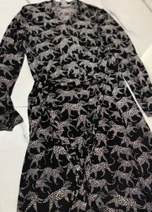 Animal Print Midi Dress