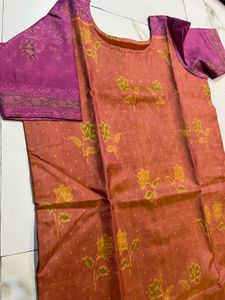 Pure Silk Patola Kurta