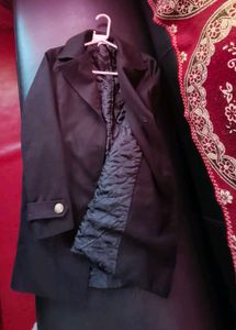 Elegant Black Overcoat