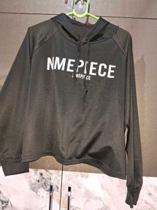 Sale 🎊🎆🎄🎉Graphic Print Black Hoodie