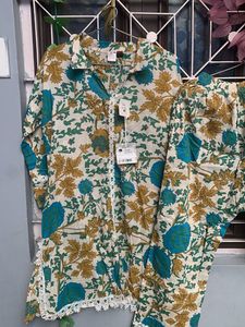Floral Print Pajama Set
