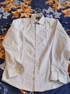 Sky Blue Small Check Print Shirt